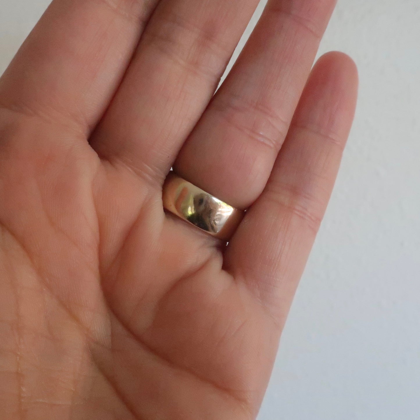 Vintage Wide Band Diamond Ring