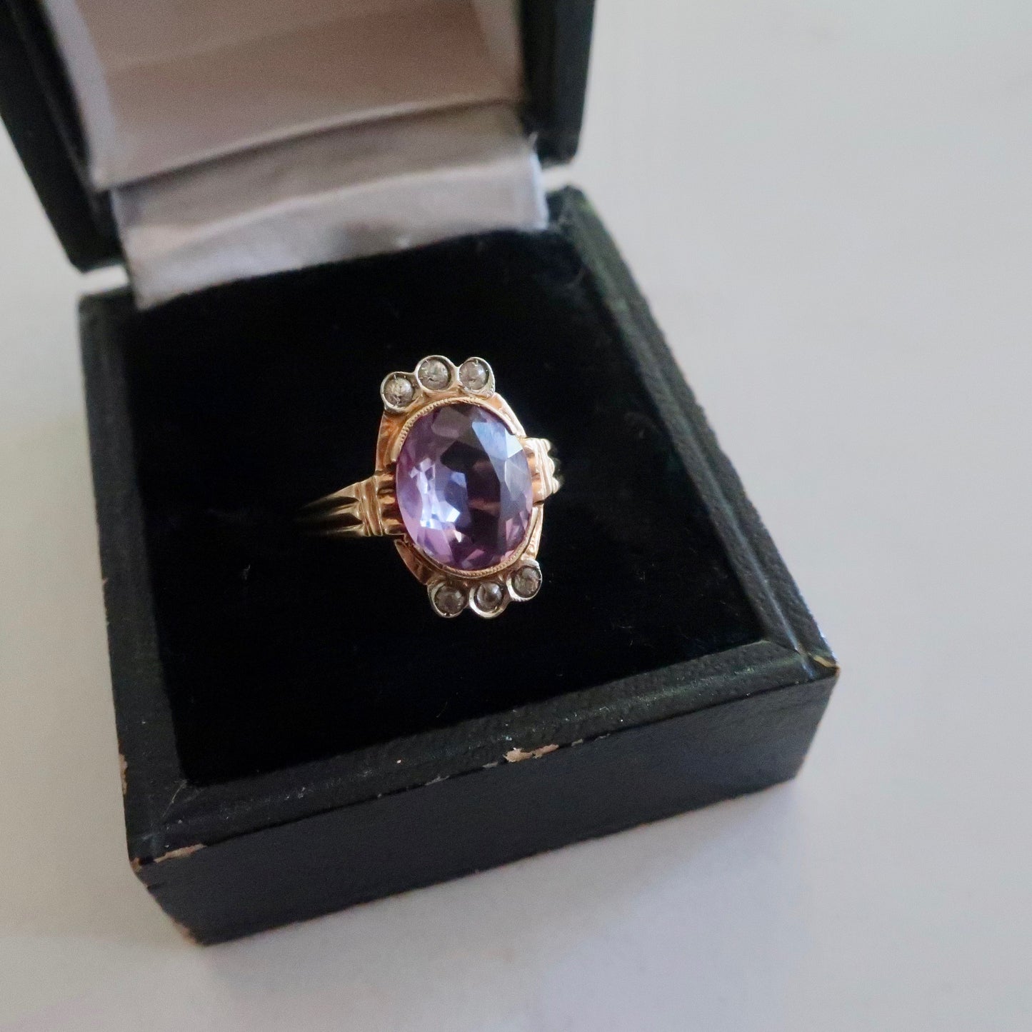 Art Deco Alexandrite Ring