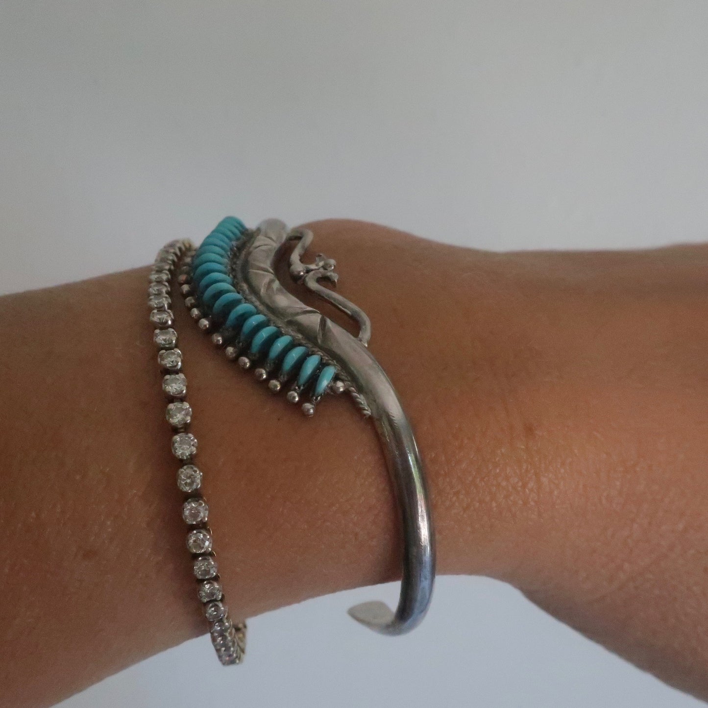Vintage Needle Point Zuni Bracelet