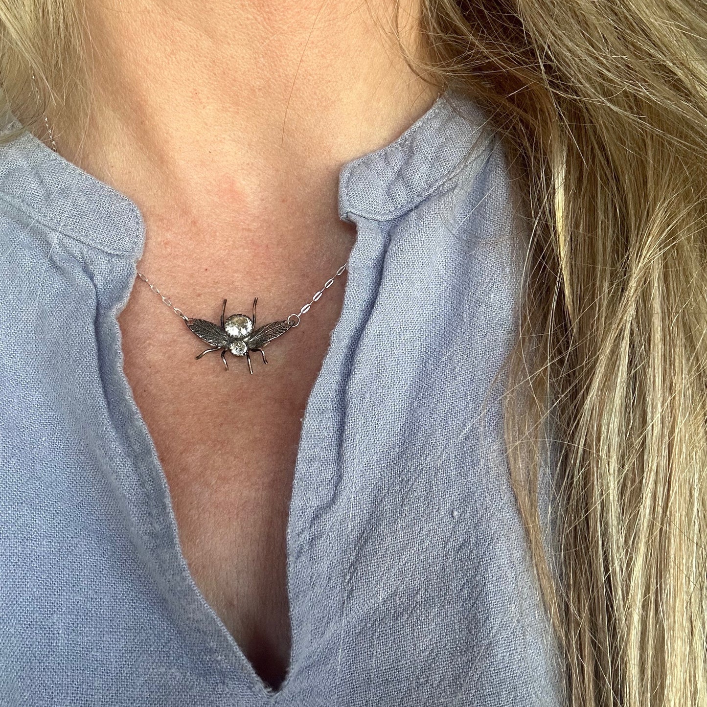 Antique Edwardian Fly Conversion Necklace