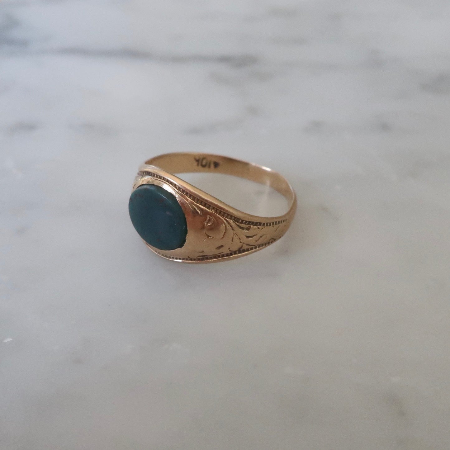 Vintage BloodStone Ring