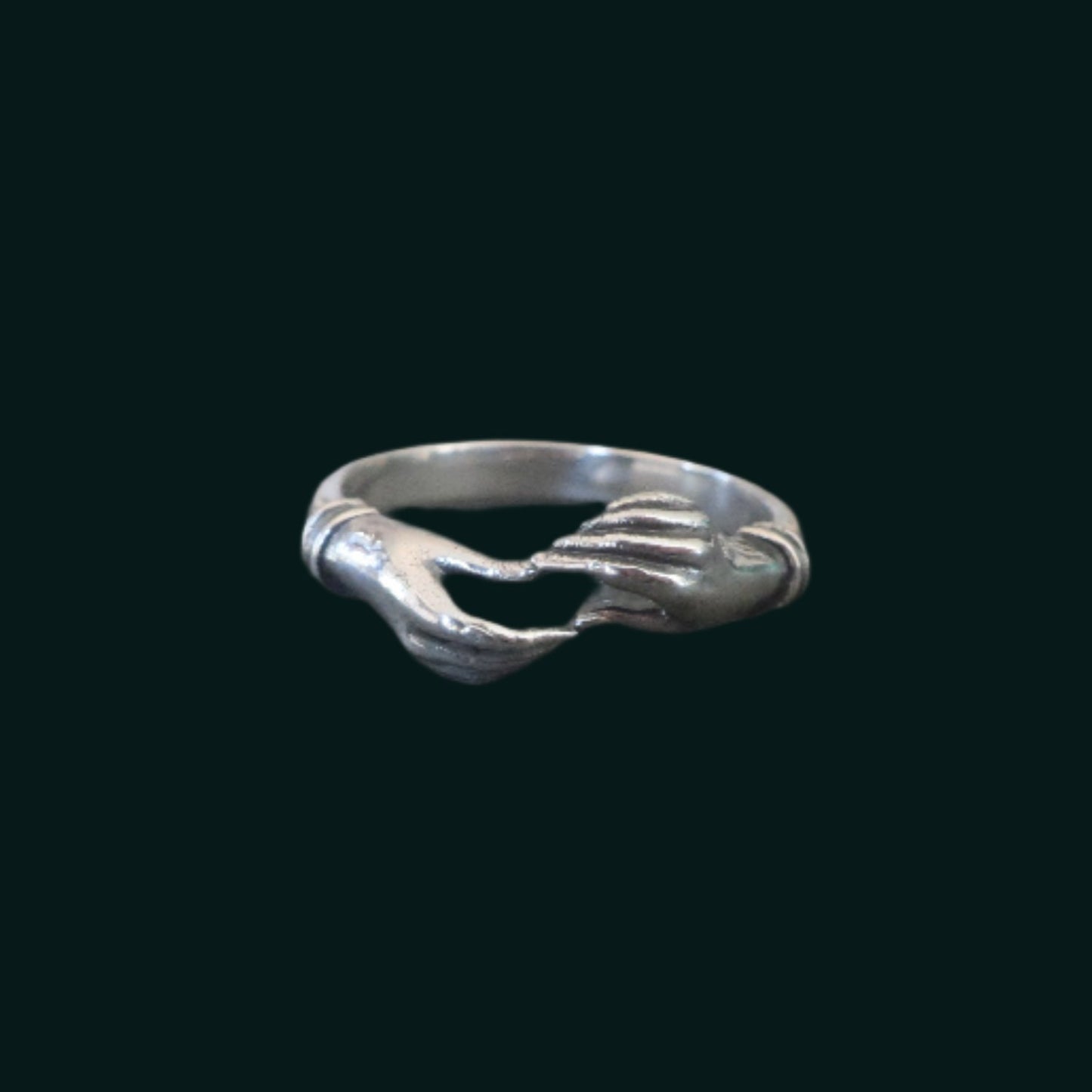Sterling Hands Ring