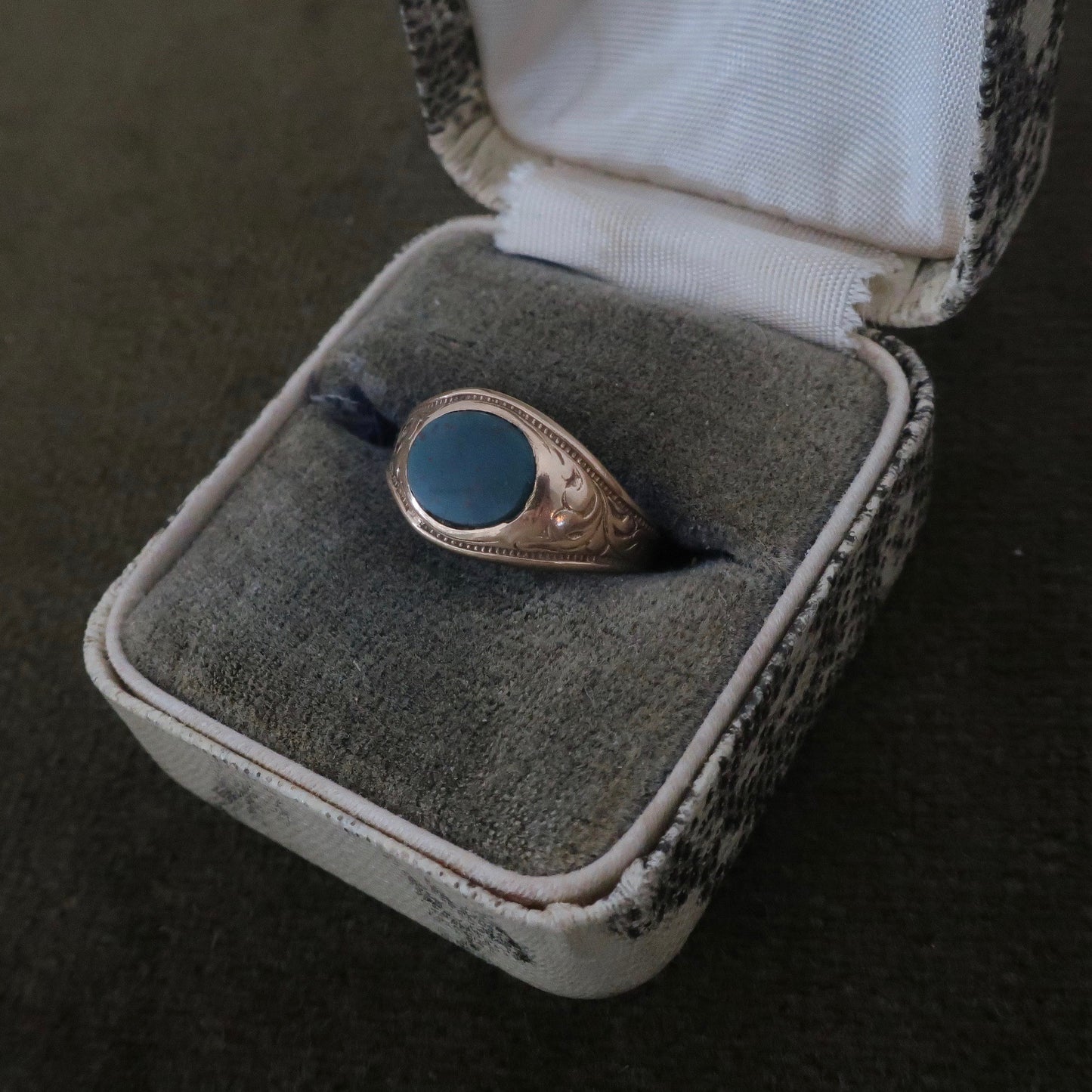 Vintage BloodStone Ring