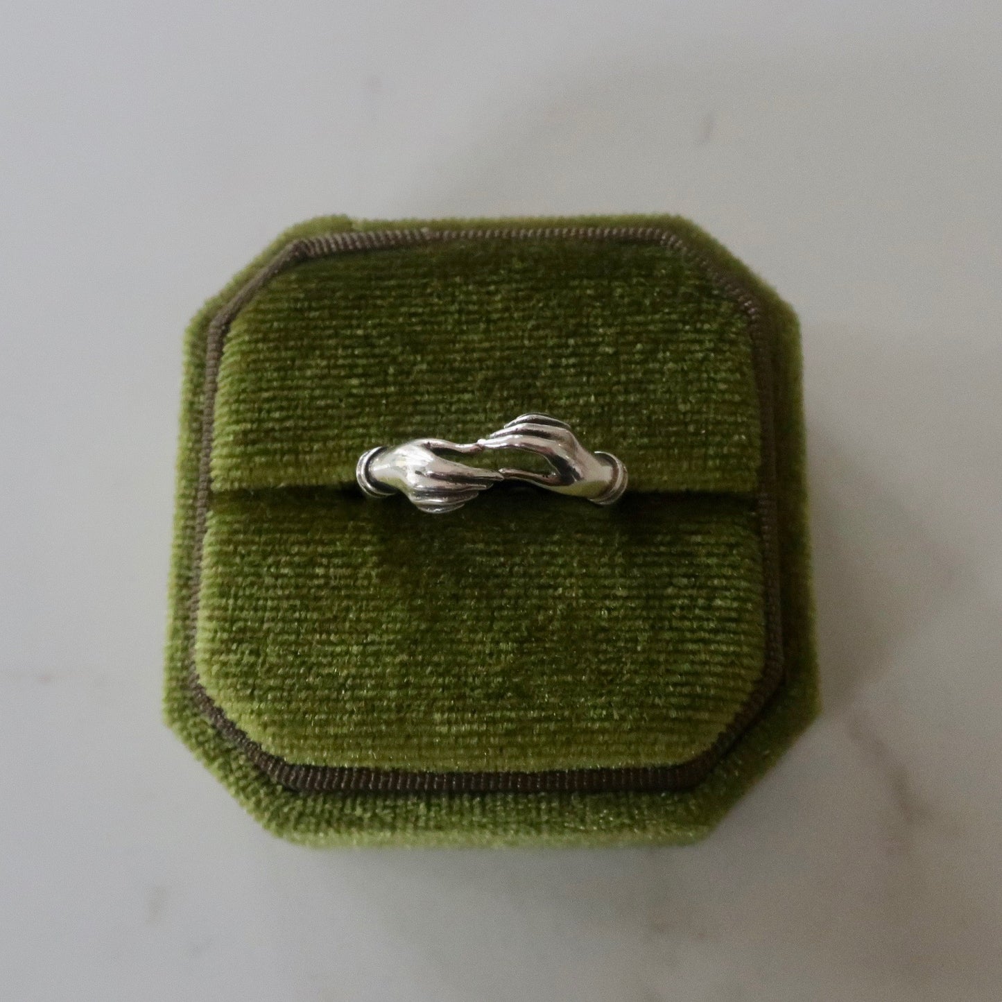 Sterling Hands Ring