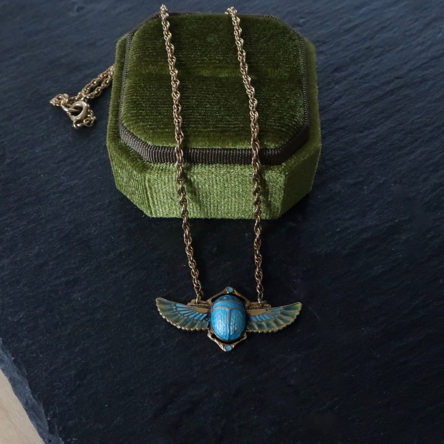 Egyptian Revival Pendant Necklace