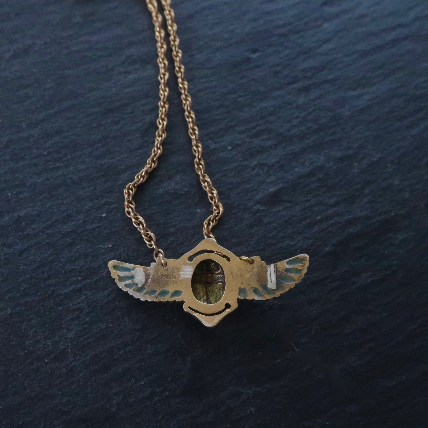 Egyptian Revival Pendant Necklace