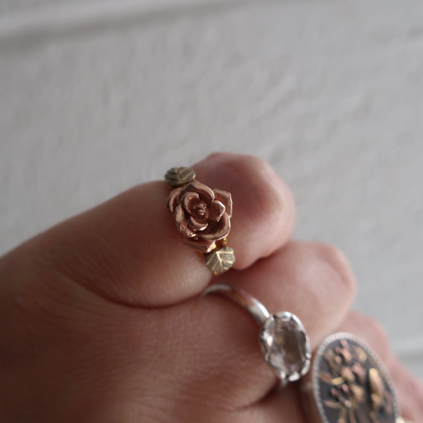 Vintage Black Hills Gold Flower Ring