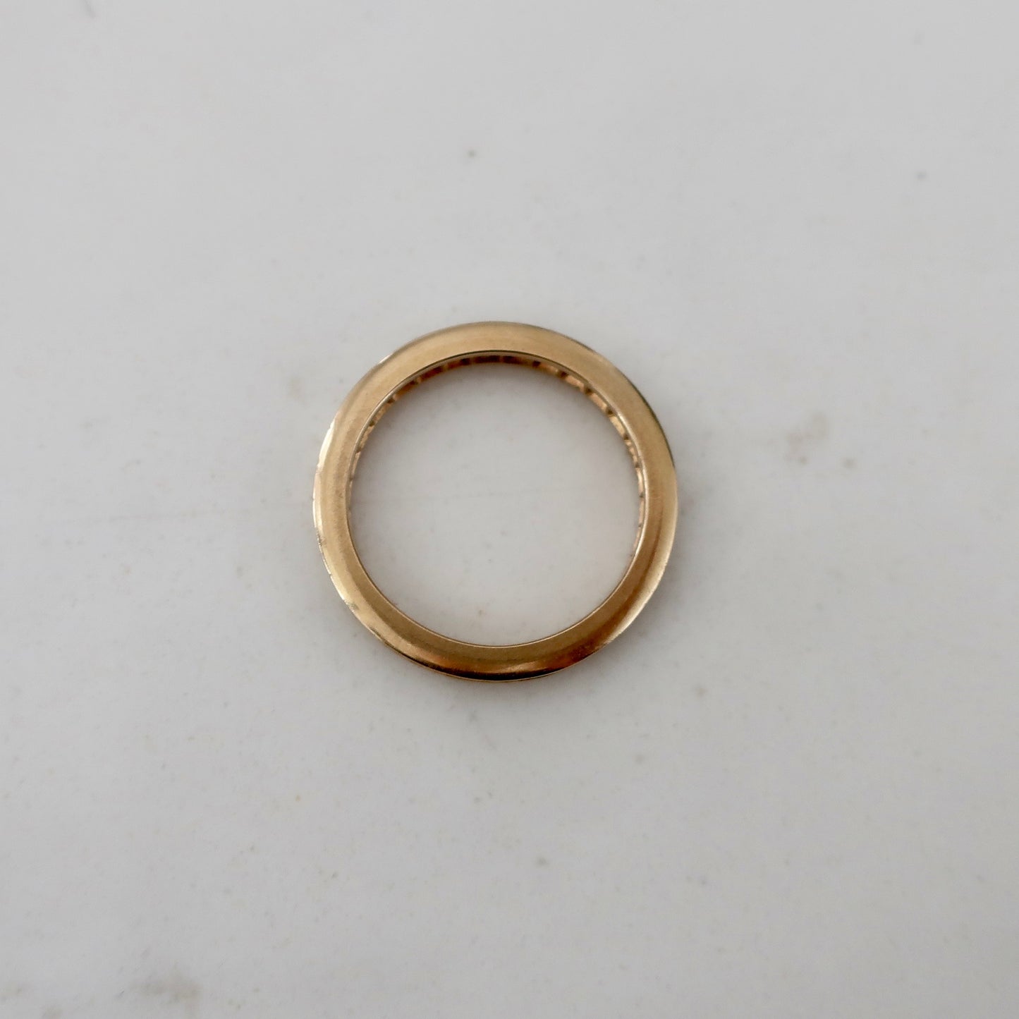 Vintage Diamond And Sapphire Eternity Ring