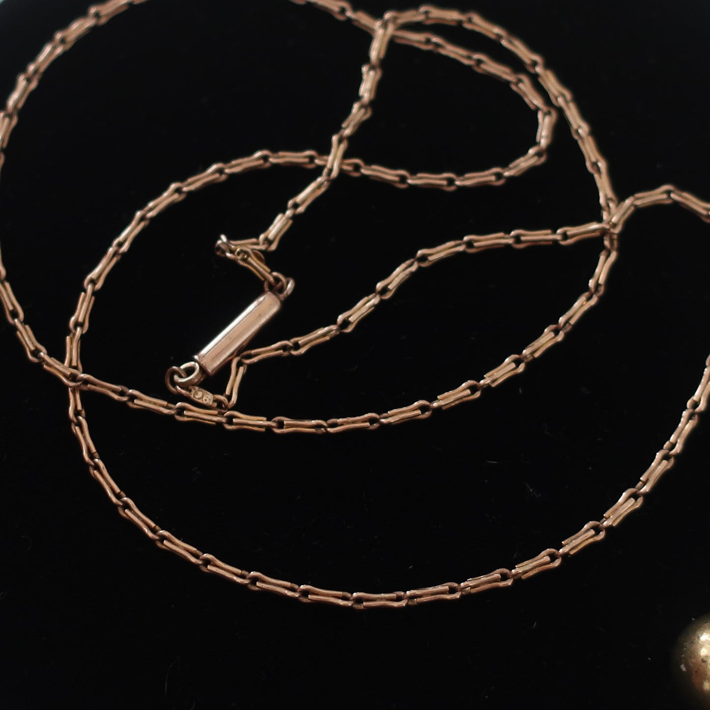Antique Victorian Fancy Linked 9ct Chain
