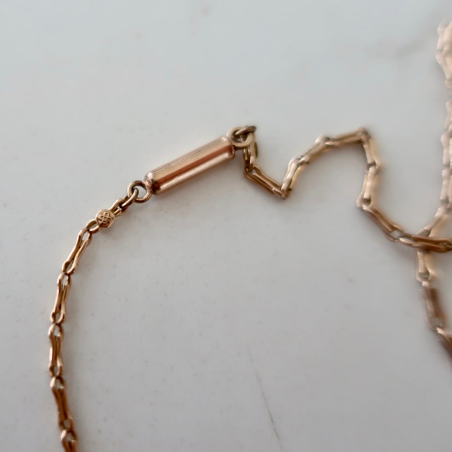 Antique Victorian Fancy Linked 9ct Chain