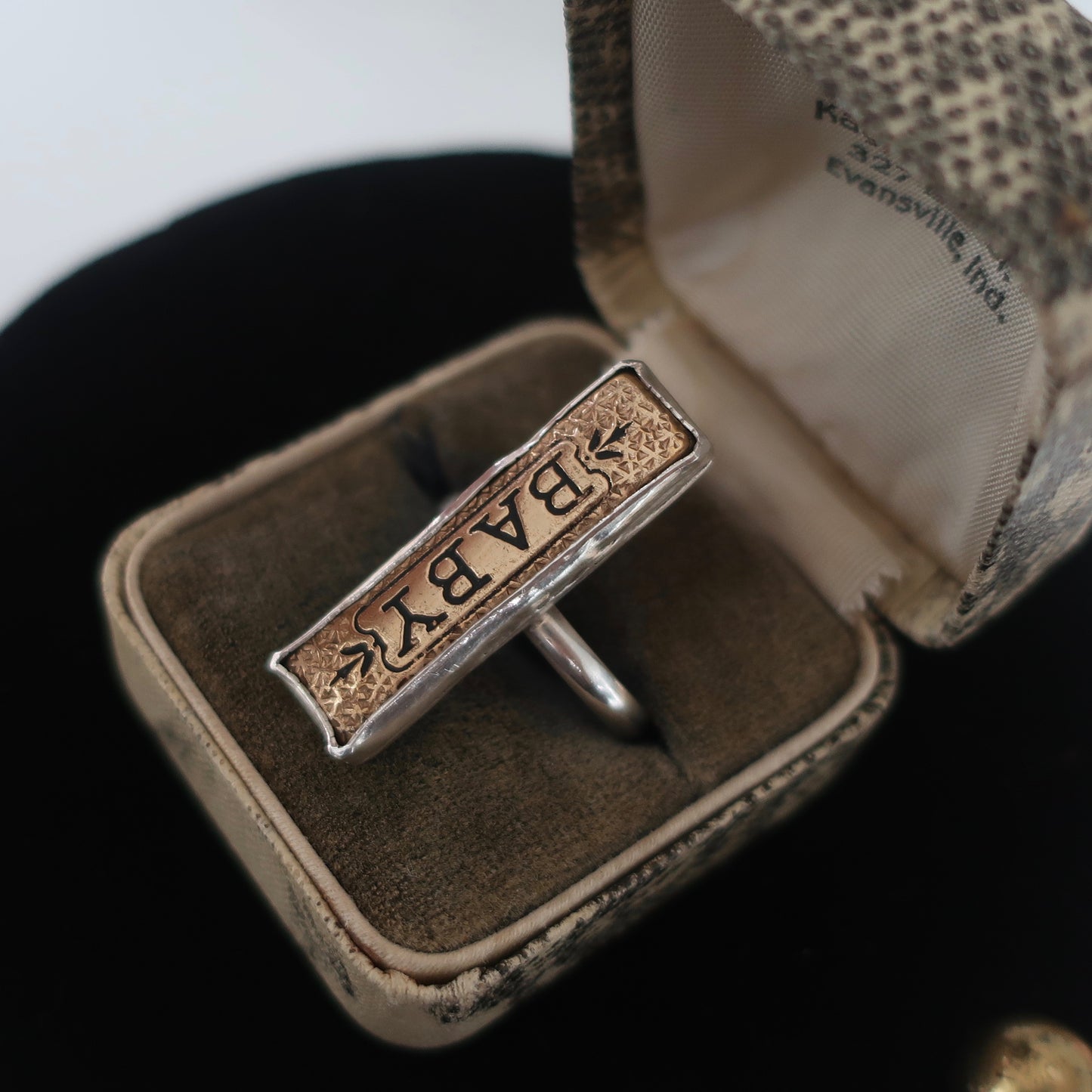 Antique Victorian Baby Pin Ring