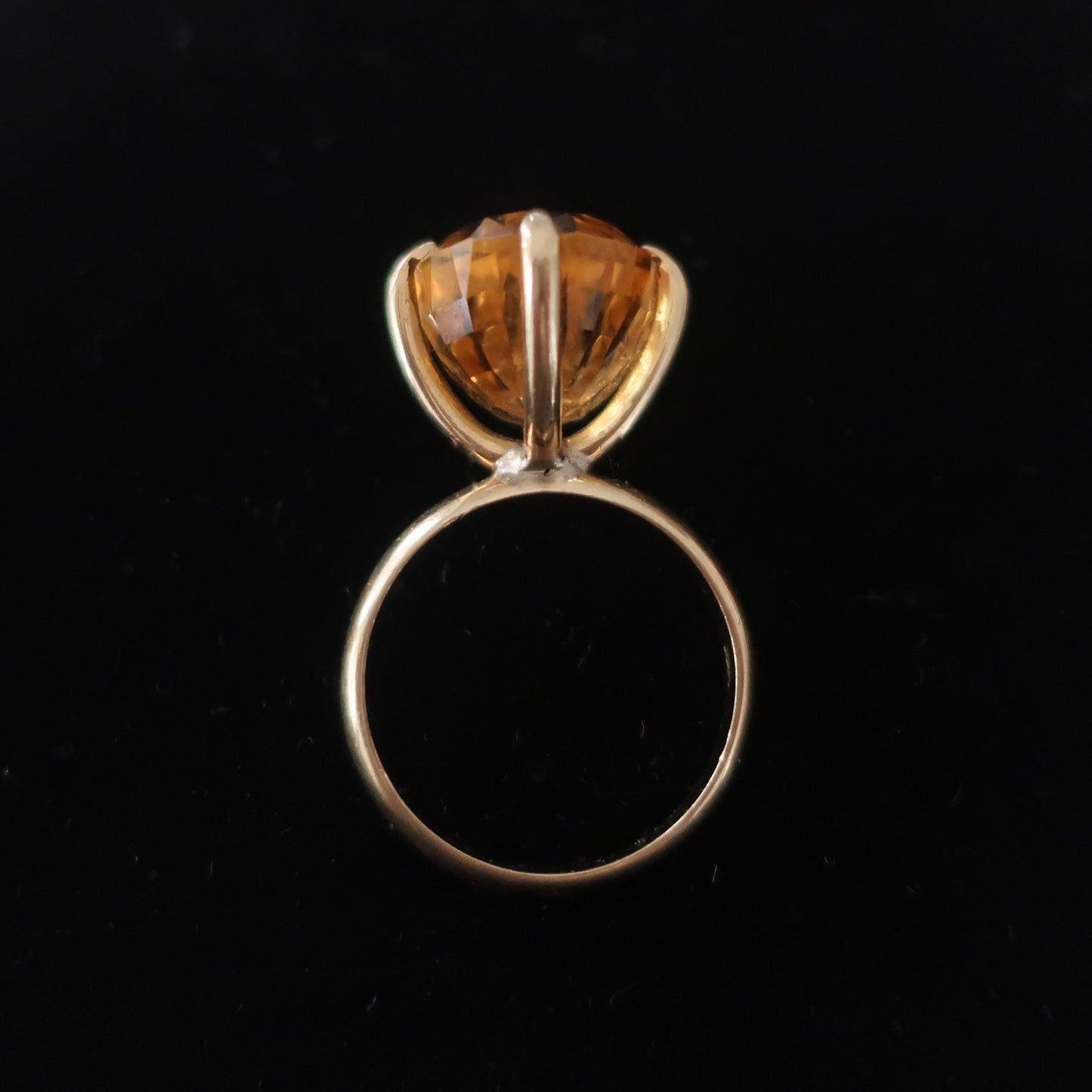 Vintage Citrine Statement Ring