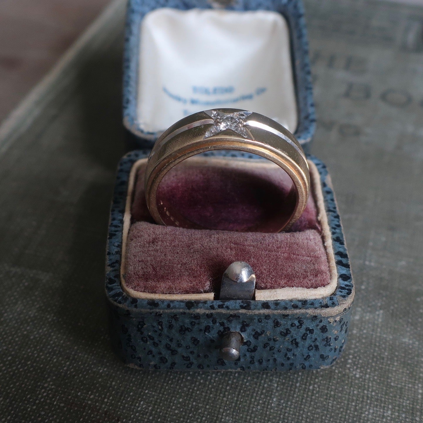 Vintage Mid Century Diamond Star Band