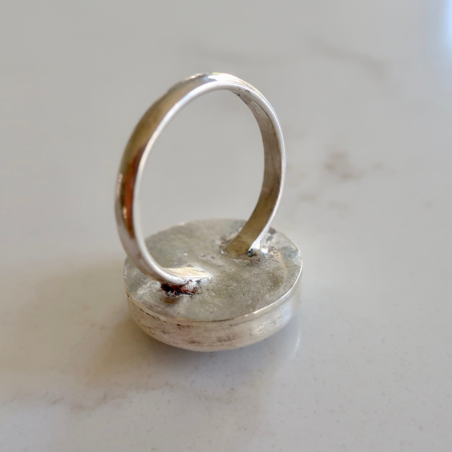 Antique Victorian Button Ring
