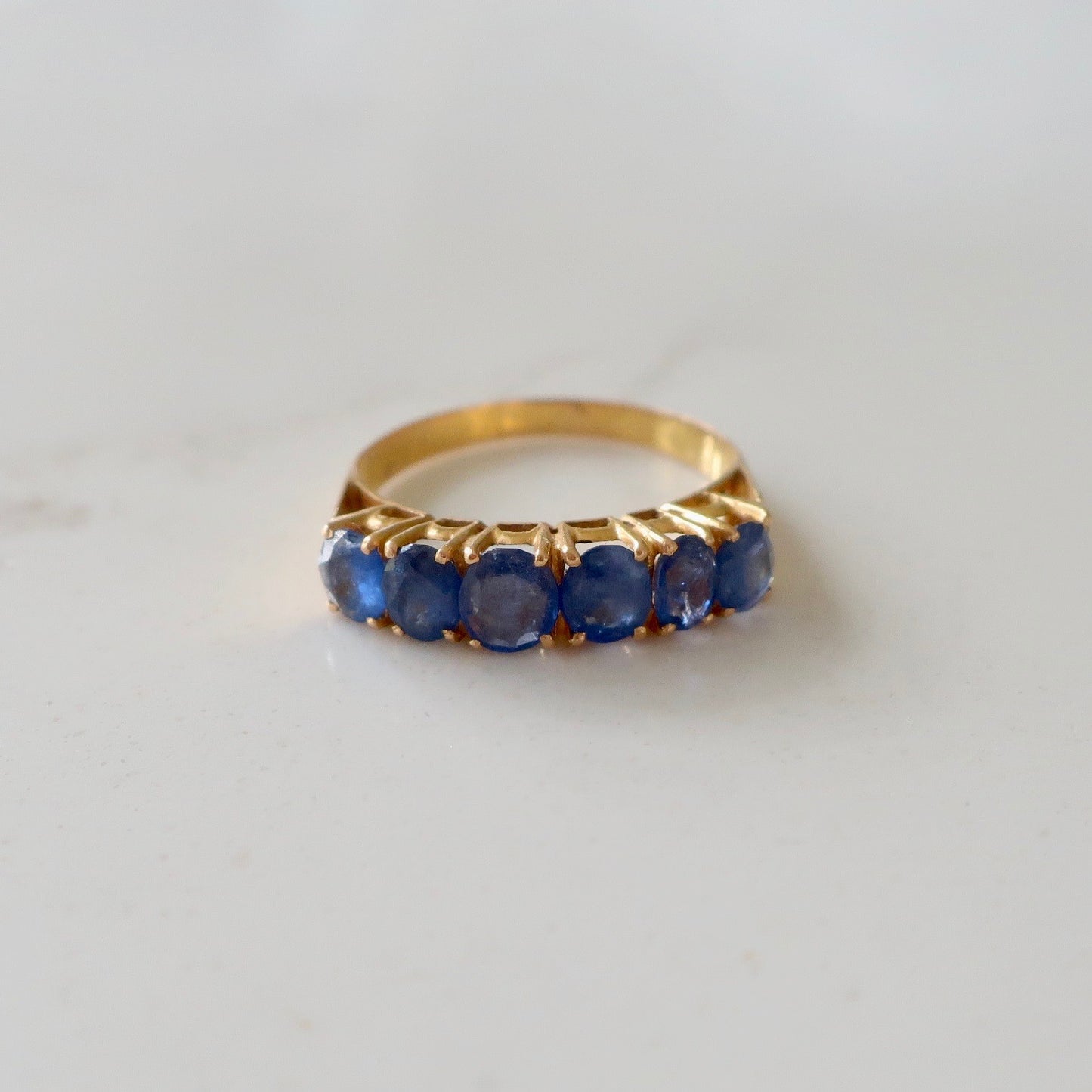 Vintage 24kt Sapphire Band