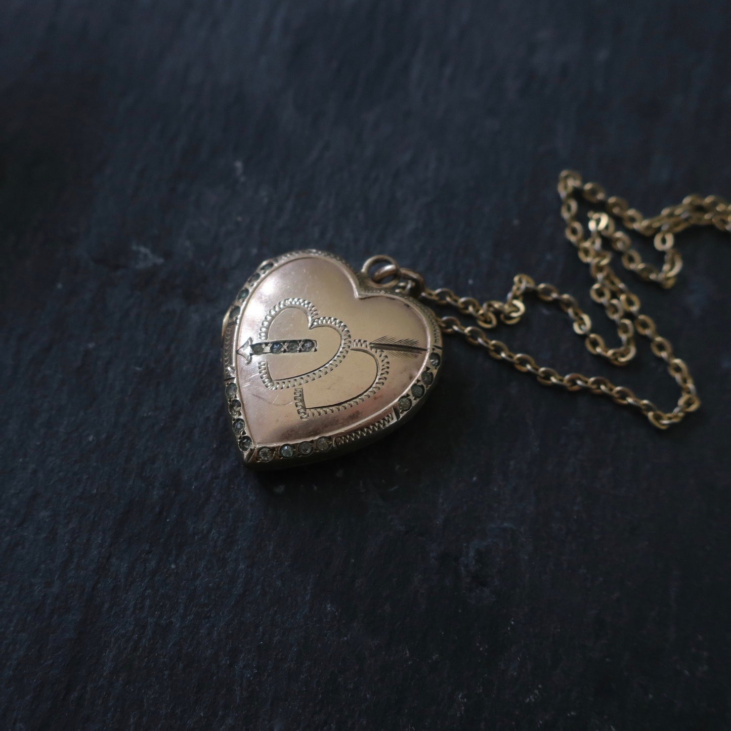 Vintage Gold Filled Heart Locket