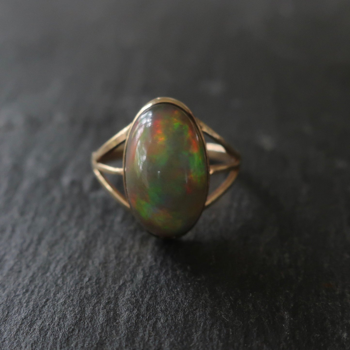 Vintage Jelly Opal Ring