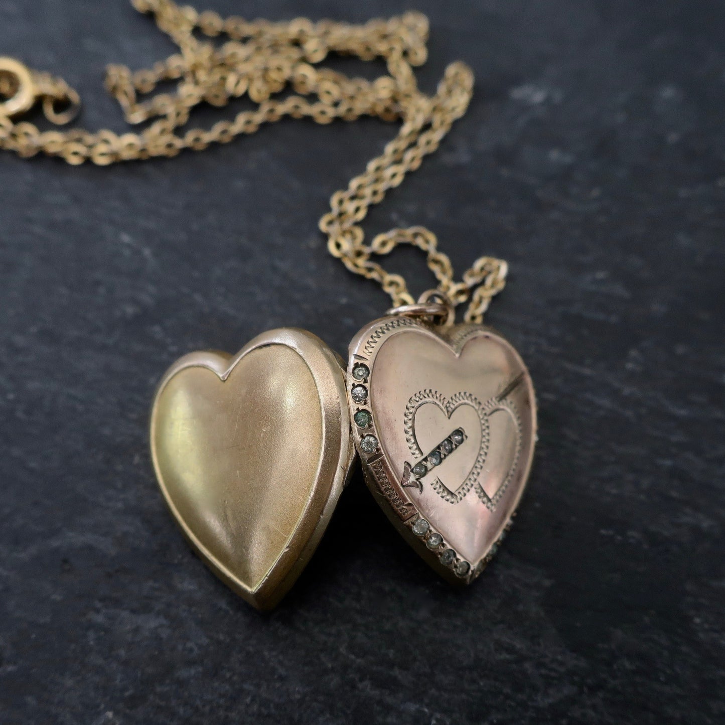 Vintage Gold Filled Heart Locket