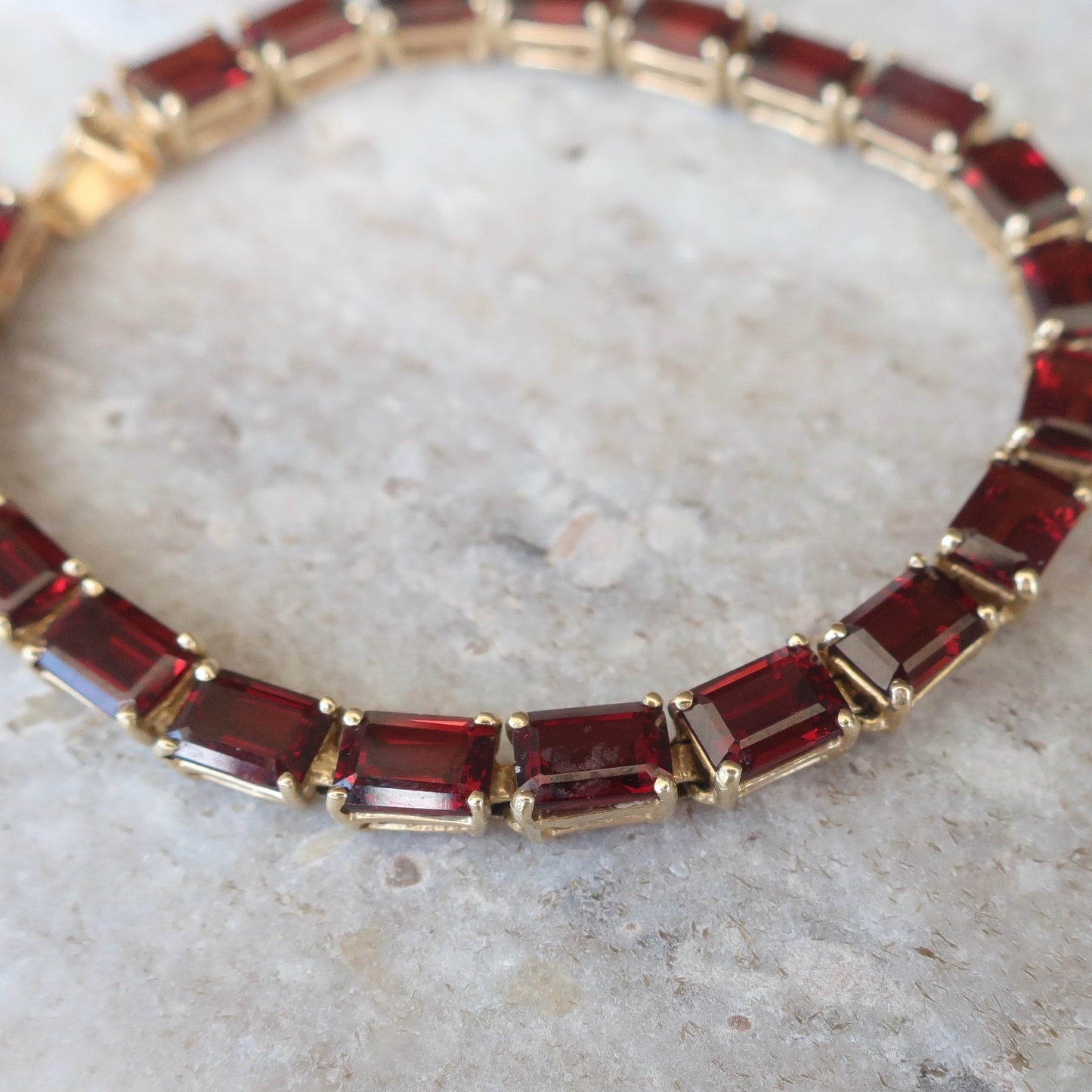 Vintage Garnet Bracelet