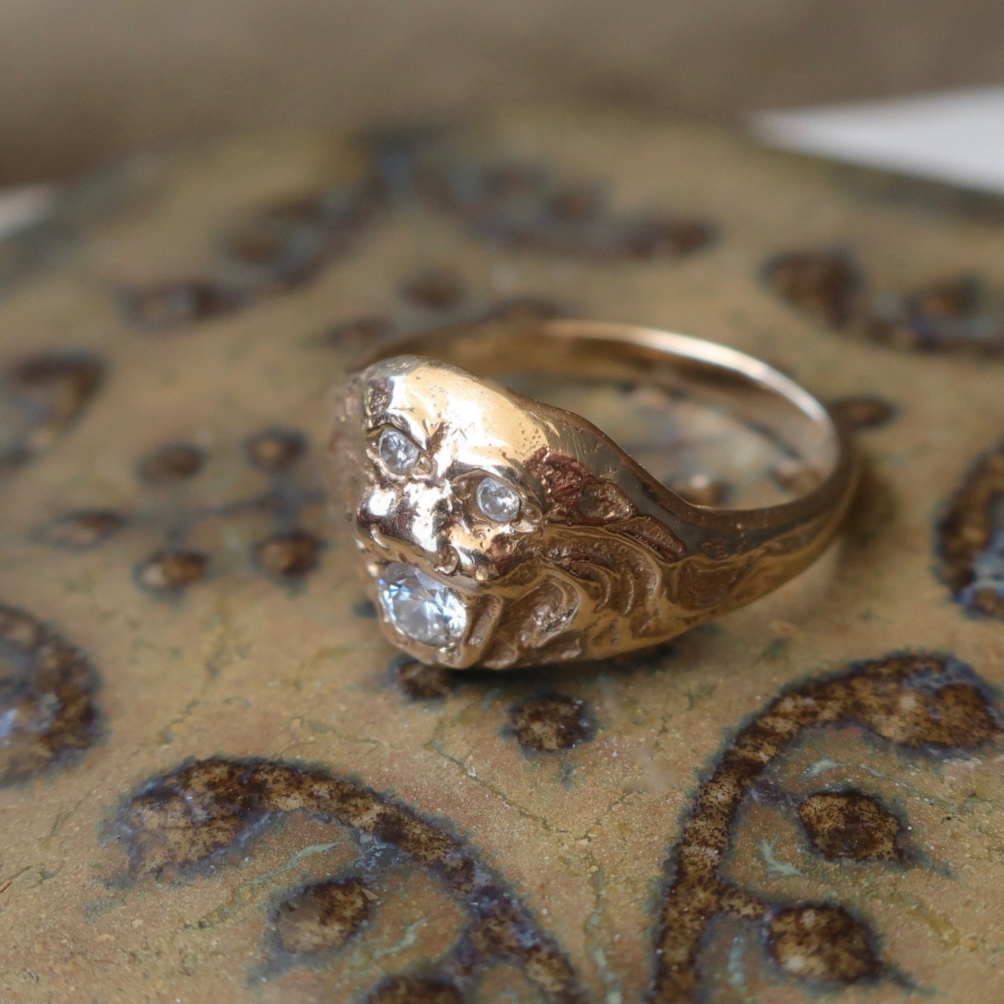 Edwardian Tiger Ring