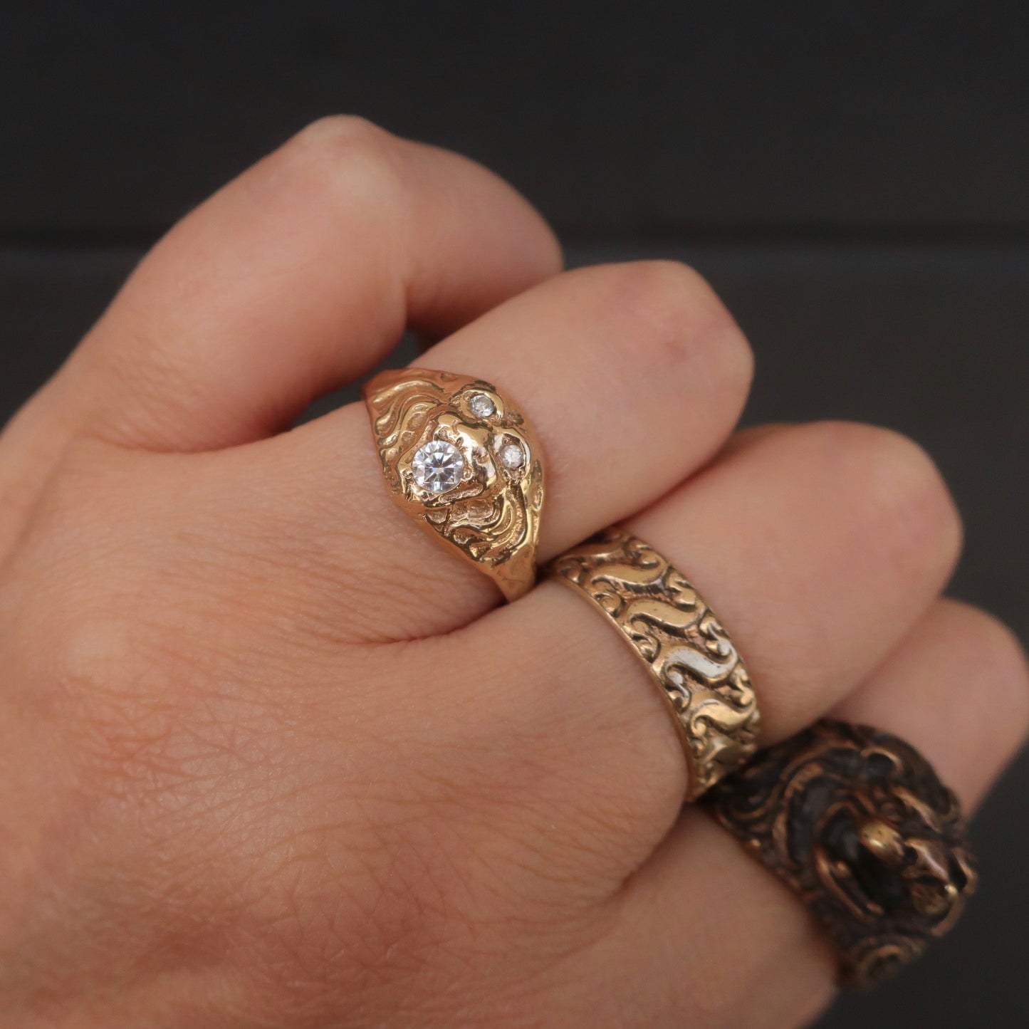 Edwardian Tiger Ring