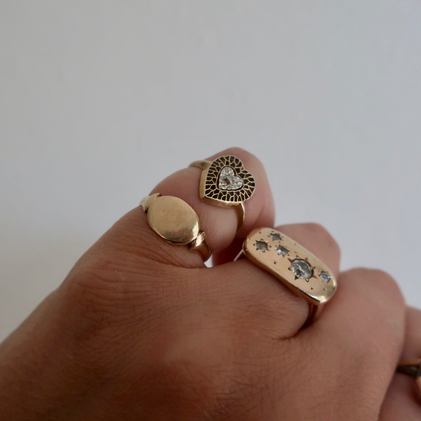 Vintage 14kt Heart Ring