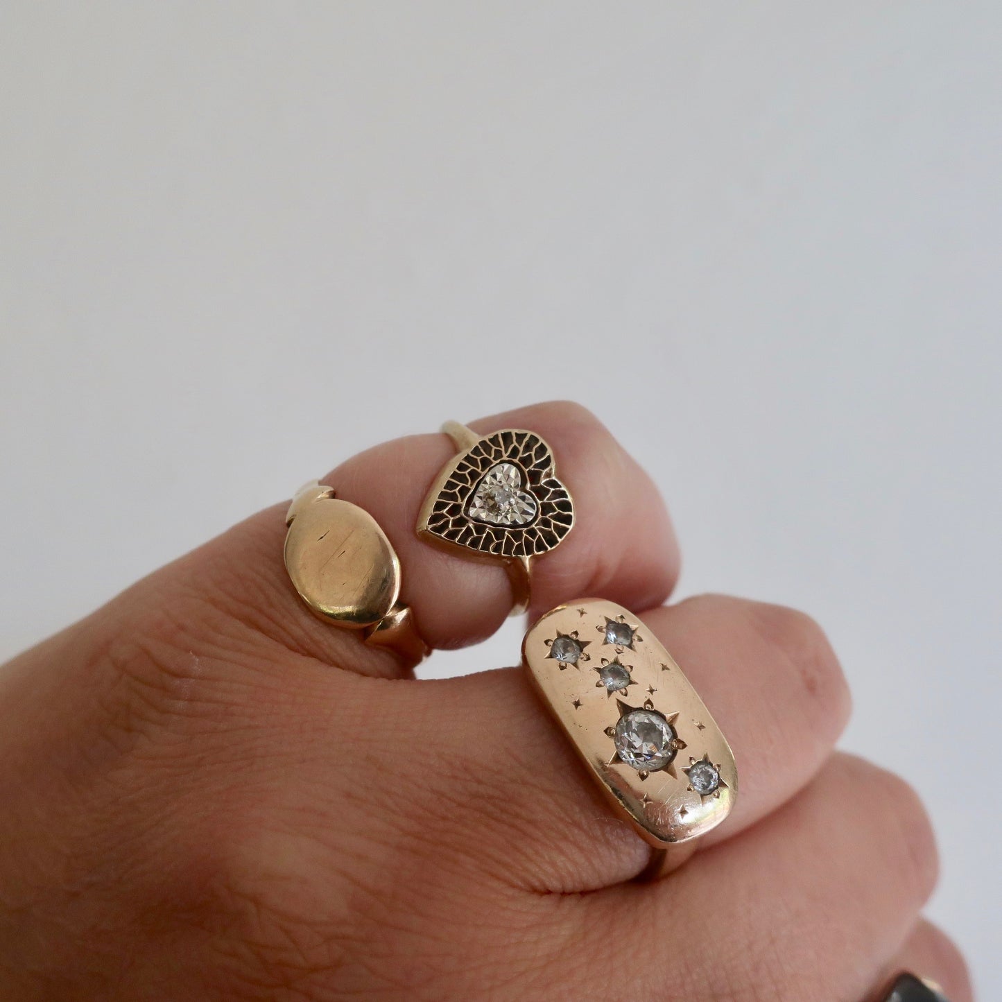 Vintage 14kt Heart Ring