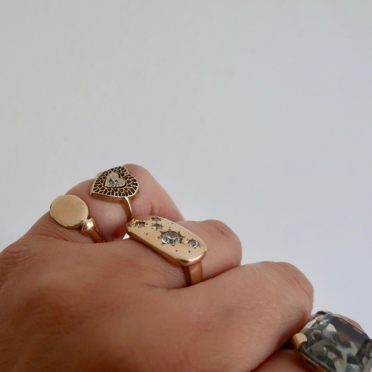 Vintage 14kt Heart Ring