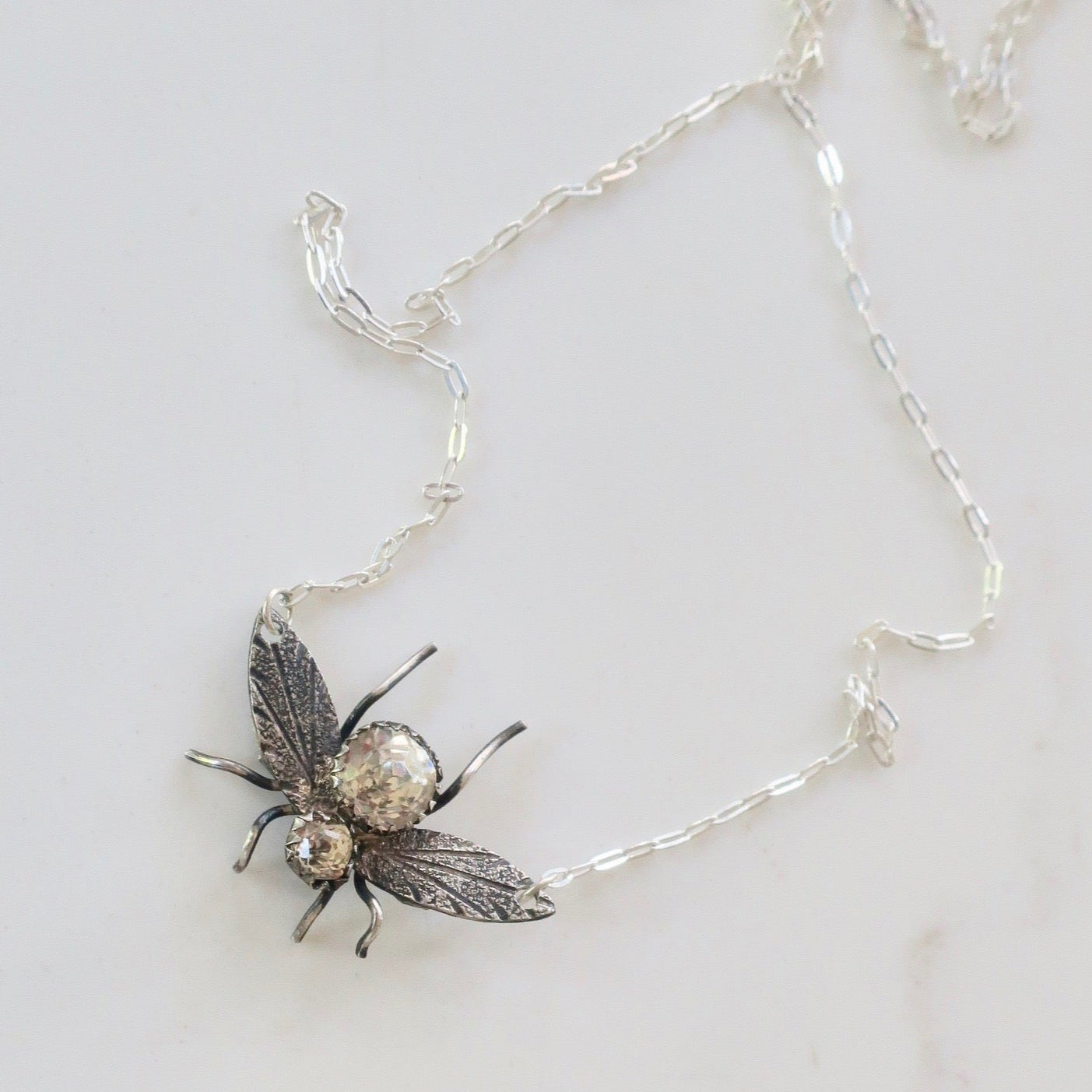 Antique Edwardian Fly Conversion Necklace
