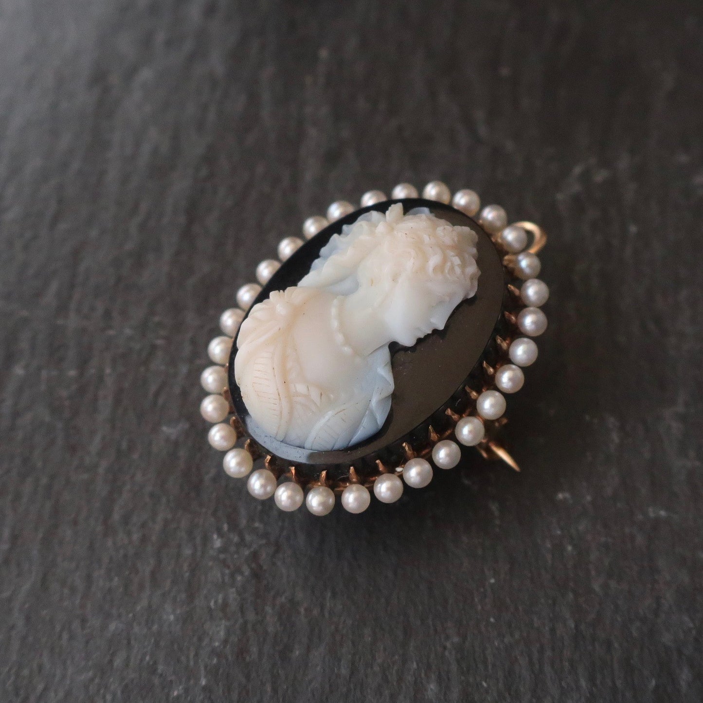 Antique Victorian Cameo Pendant