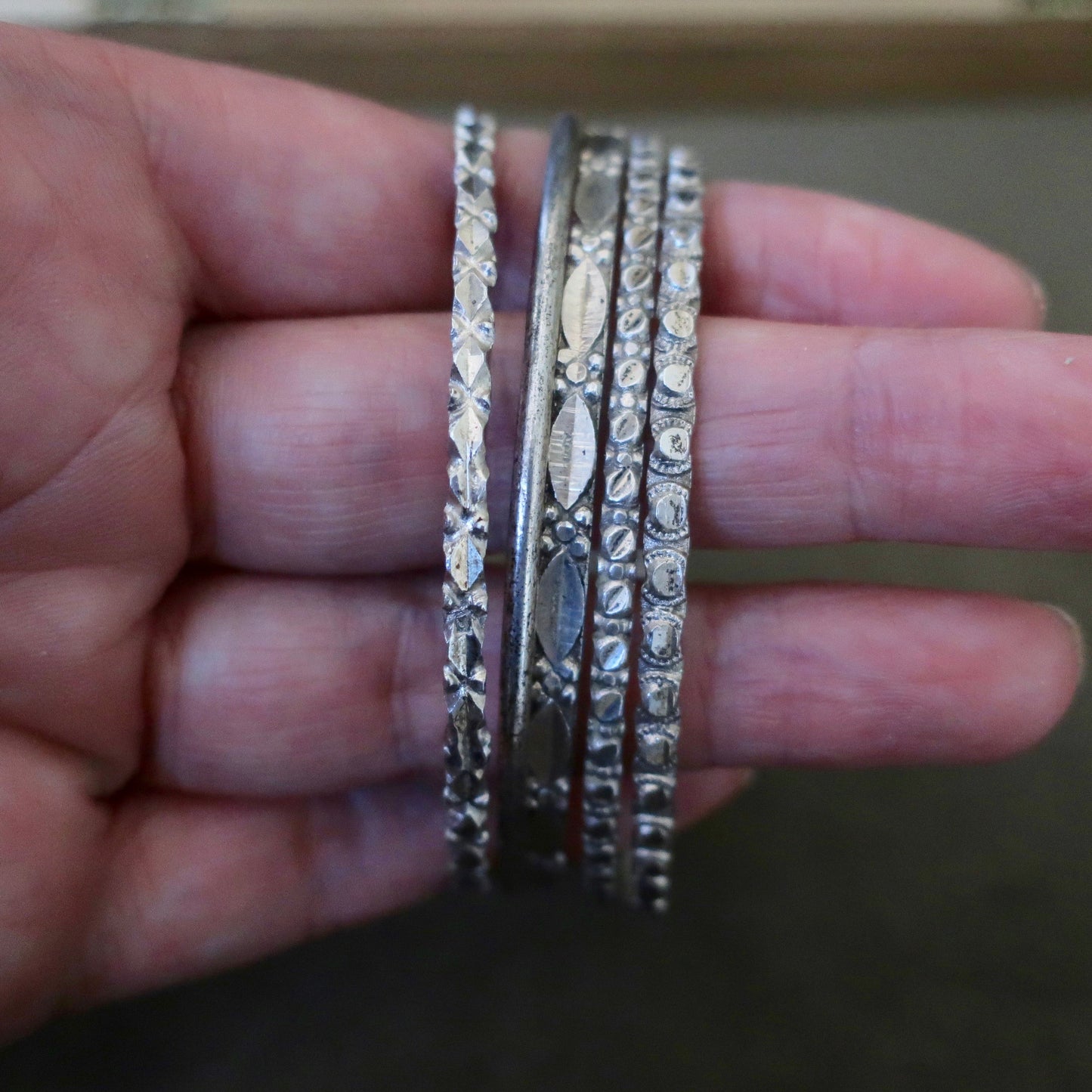 Sterling Silver Bracelet Stack