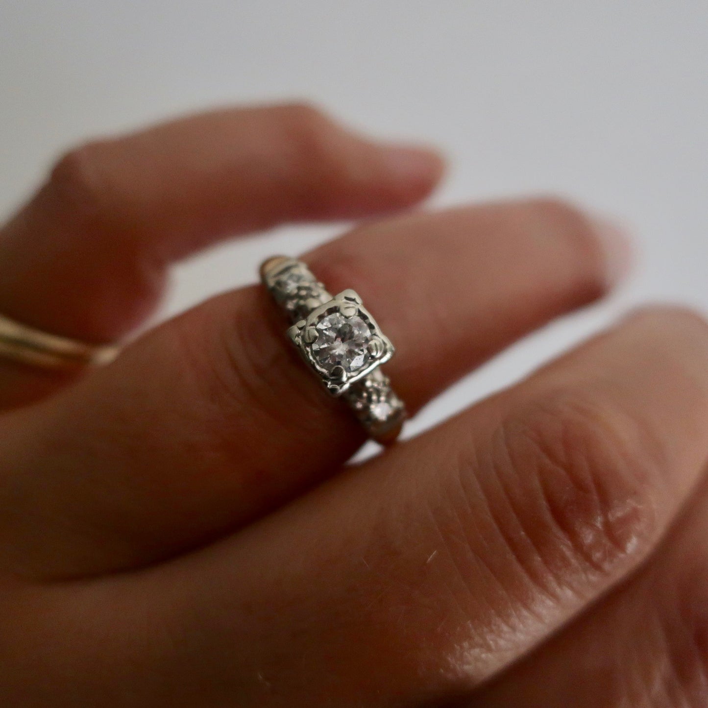Vintage Diamond Engagement Ring
