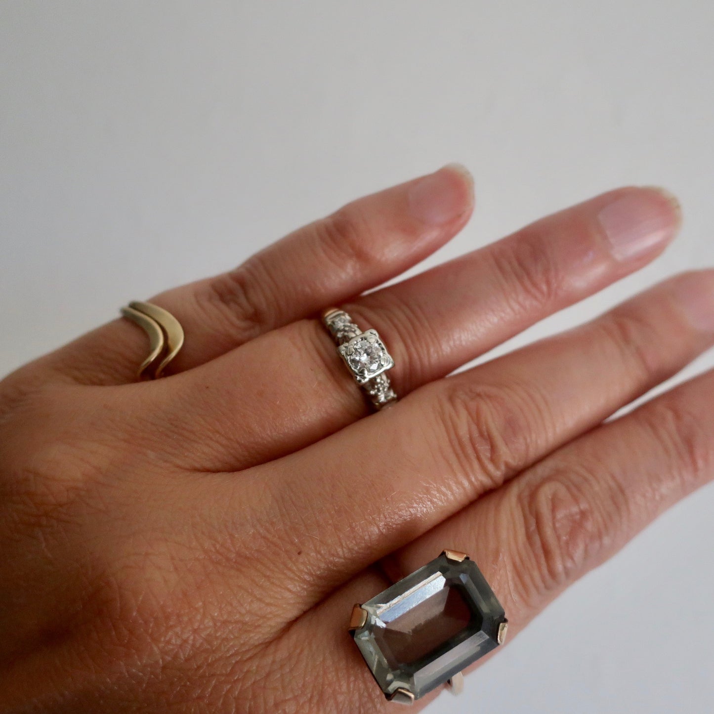Vintage 14kt Free Form Band