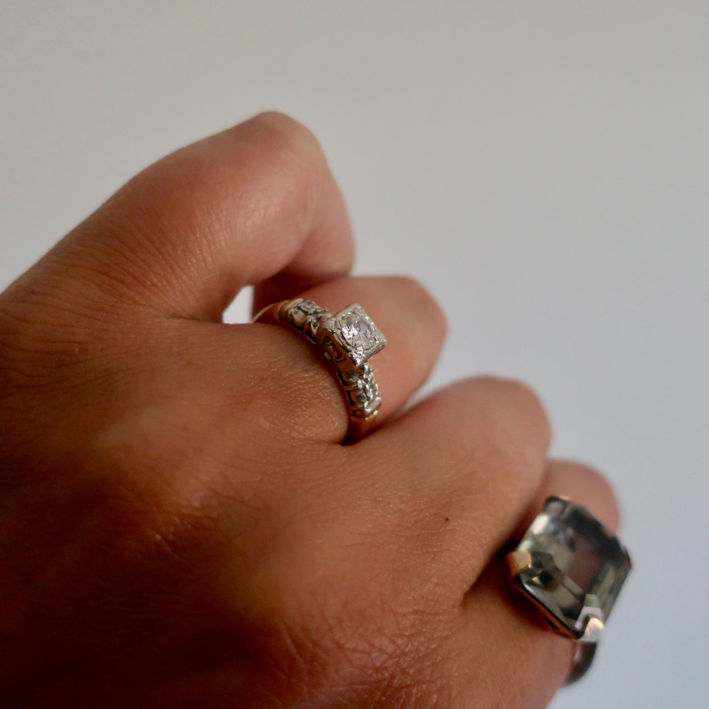 Vintage Diamond Engagement Ring