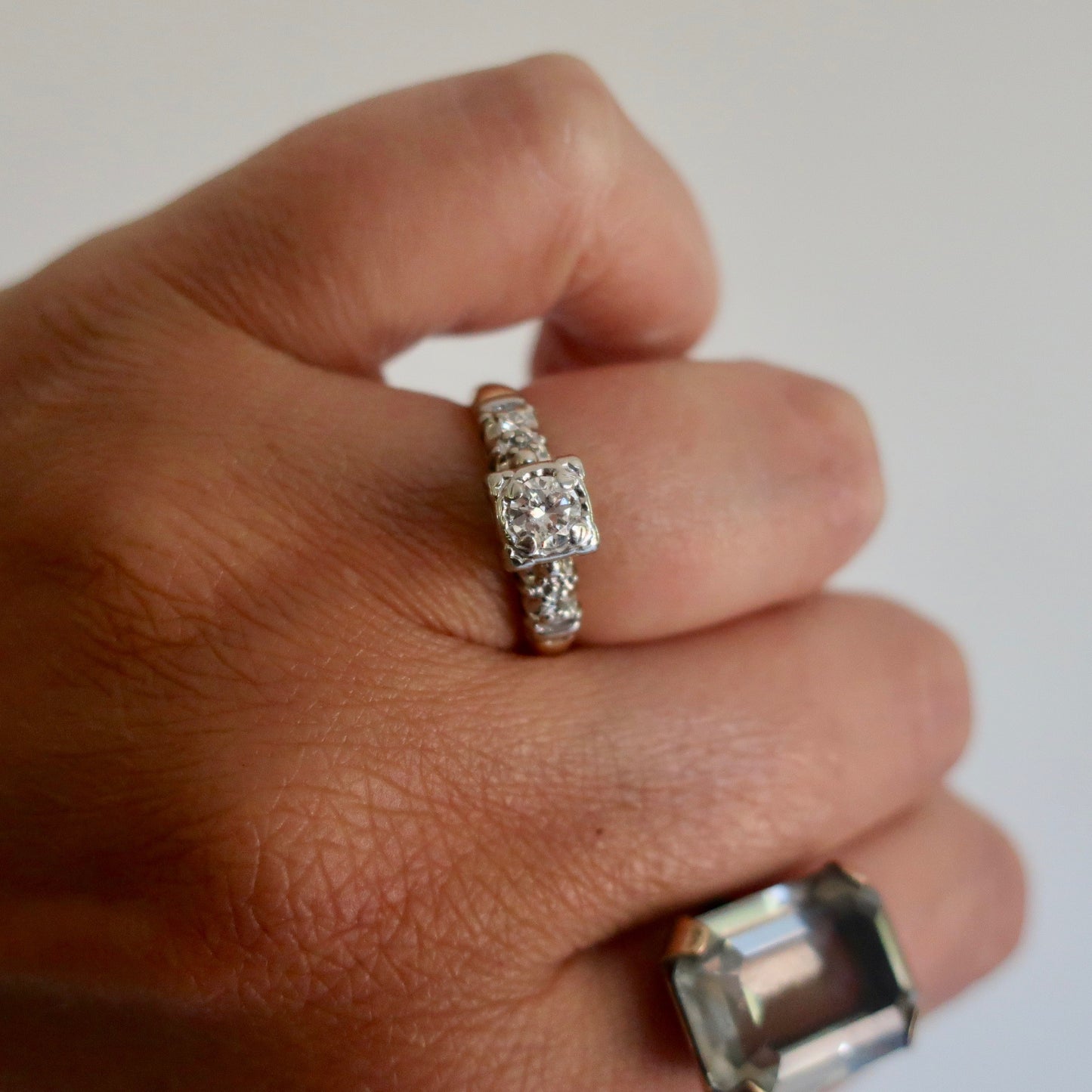 Vintage Diamond Engagement Ring