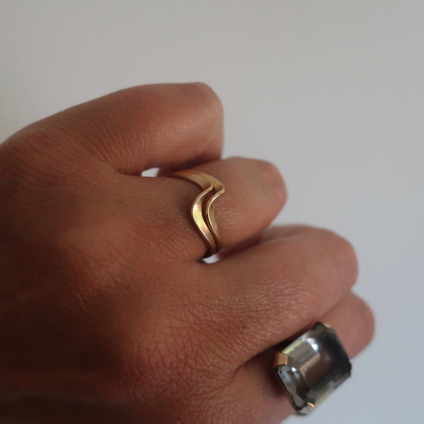 Vintage 14kt Free Form Band