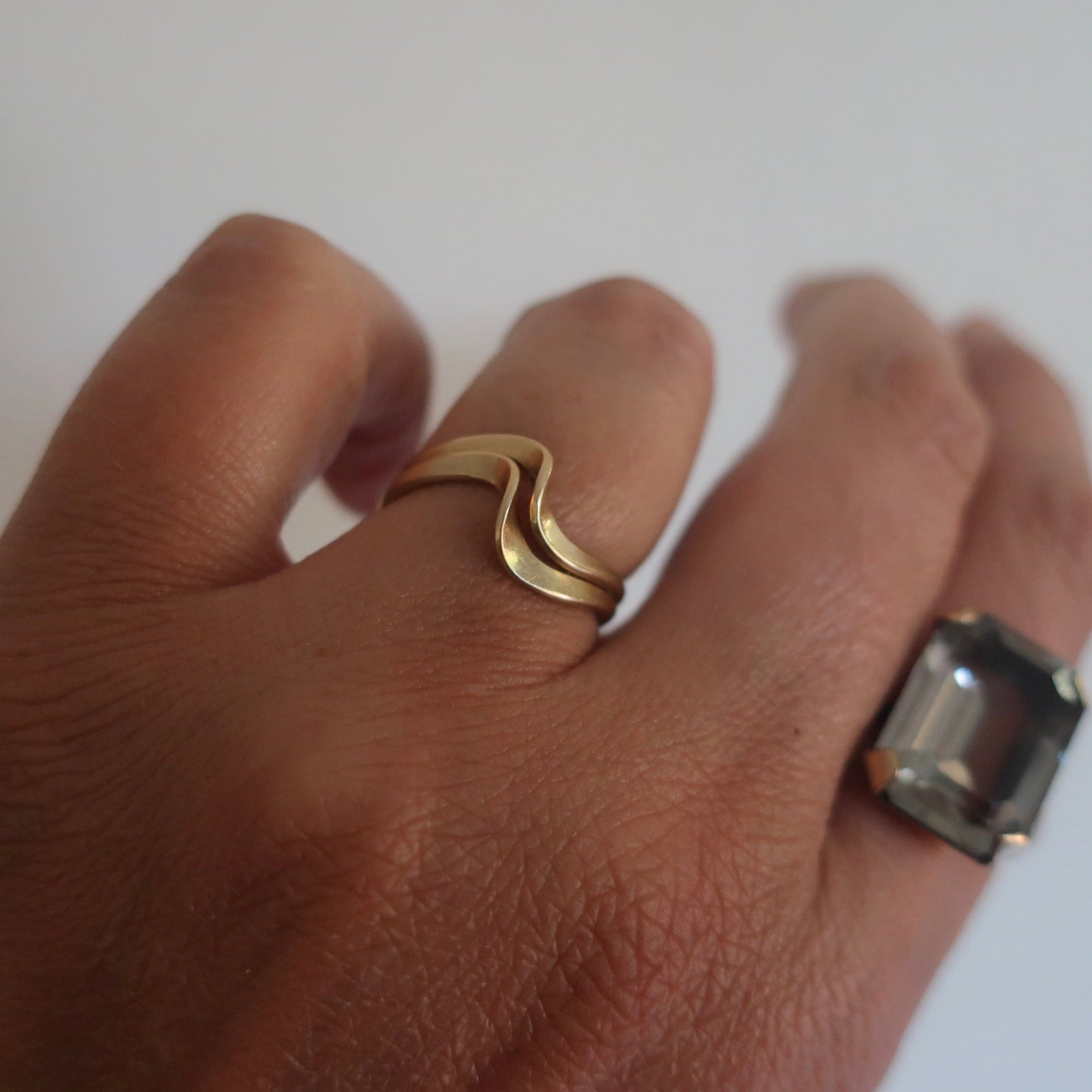 Vintage 14kt Free Form Band