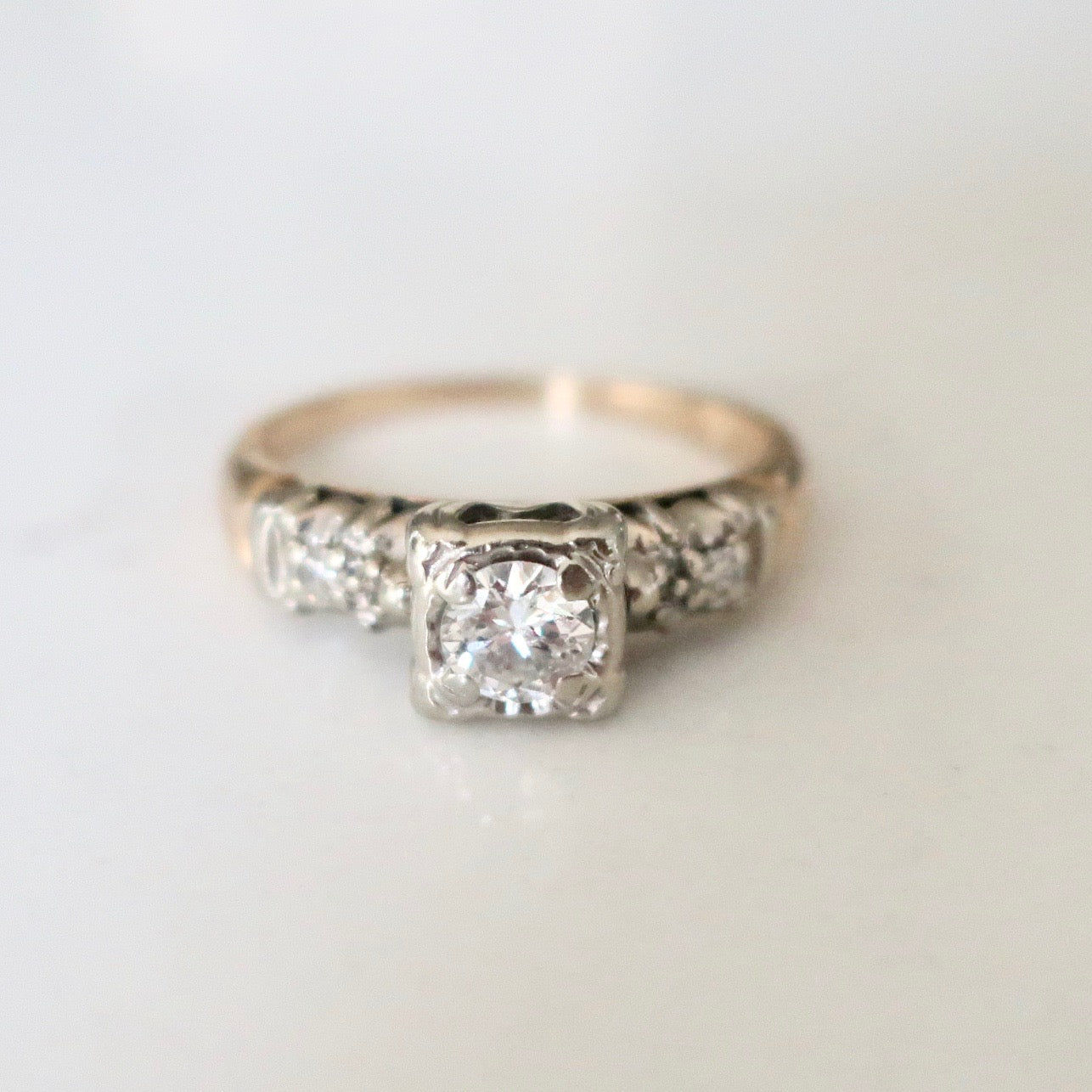 Vintage Diamond Engagement Ring