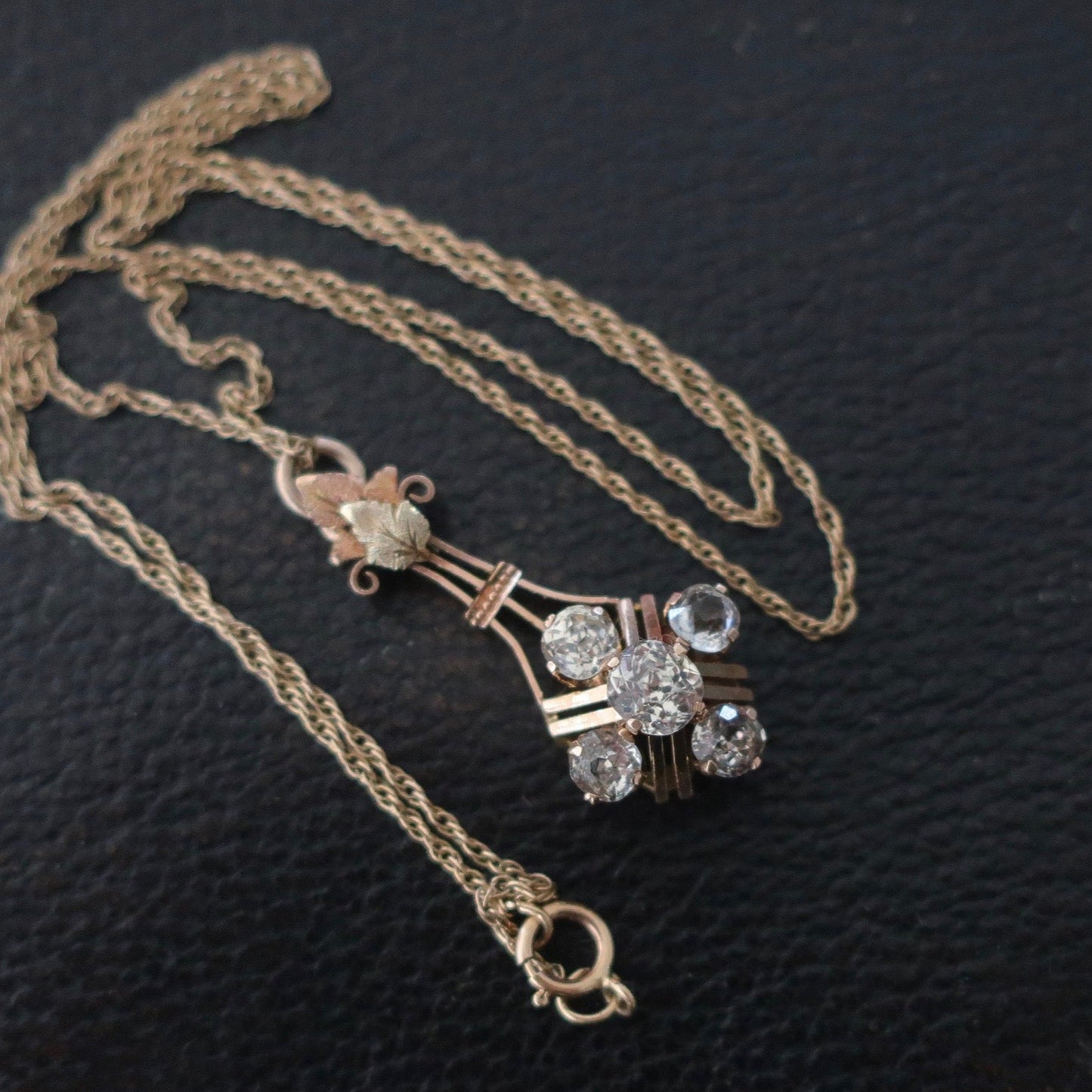 Antique Halley's Comet Pendant Necklace