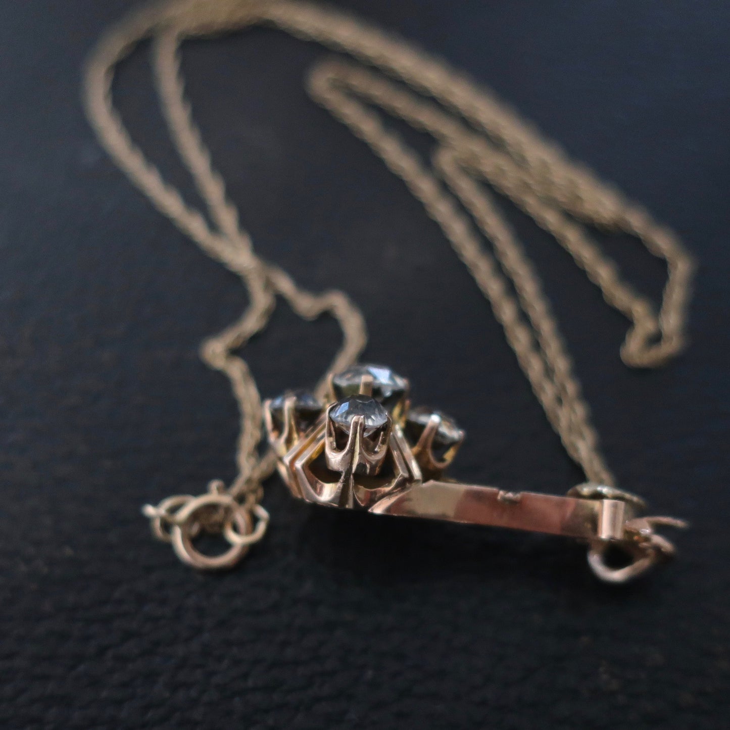 Antique Halley's Comet Pendant Necklace