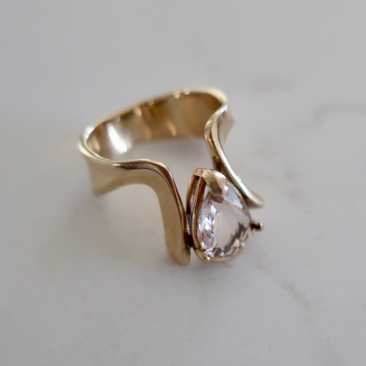 Vintage Modern Abstract Ring