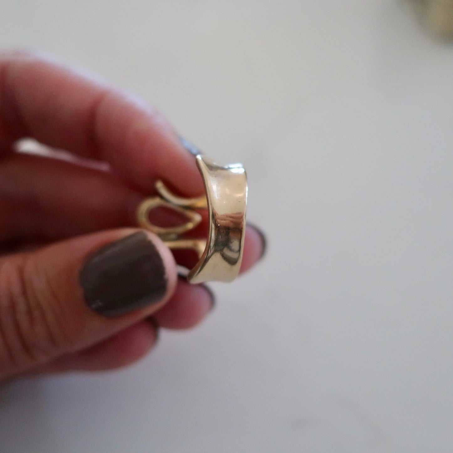 Vintage Modern Abstract Ring