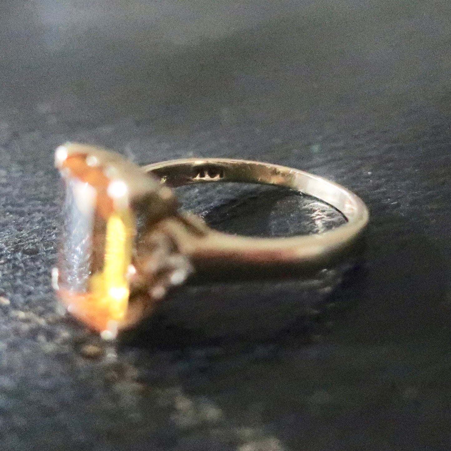Vintage Citrine Statement Ring