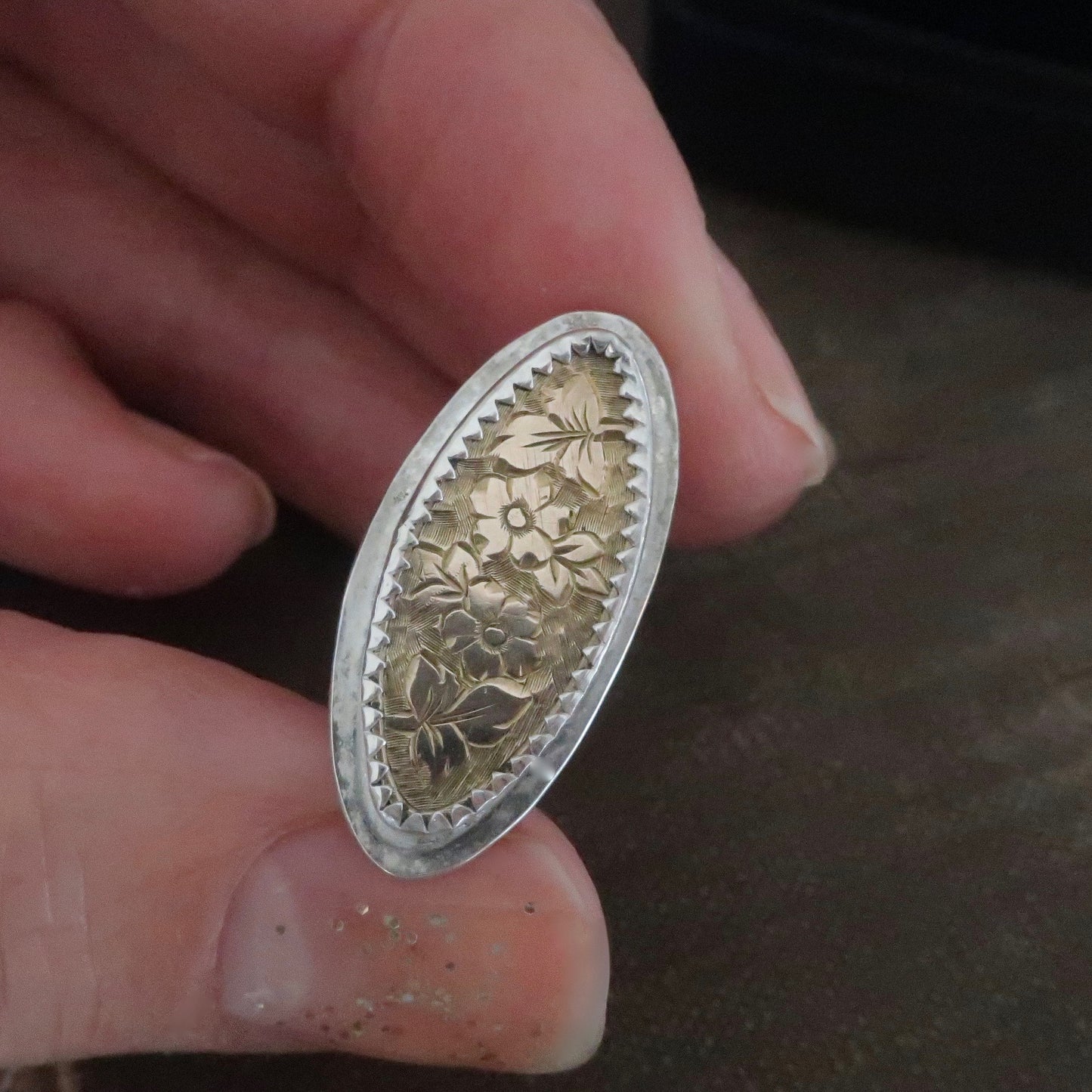 Antique Cufflink Conversion Ring