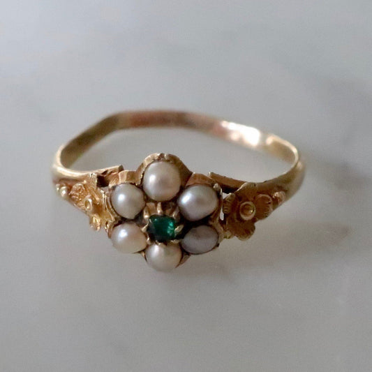 Antique Georgian Flower Ring