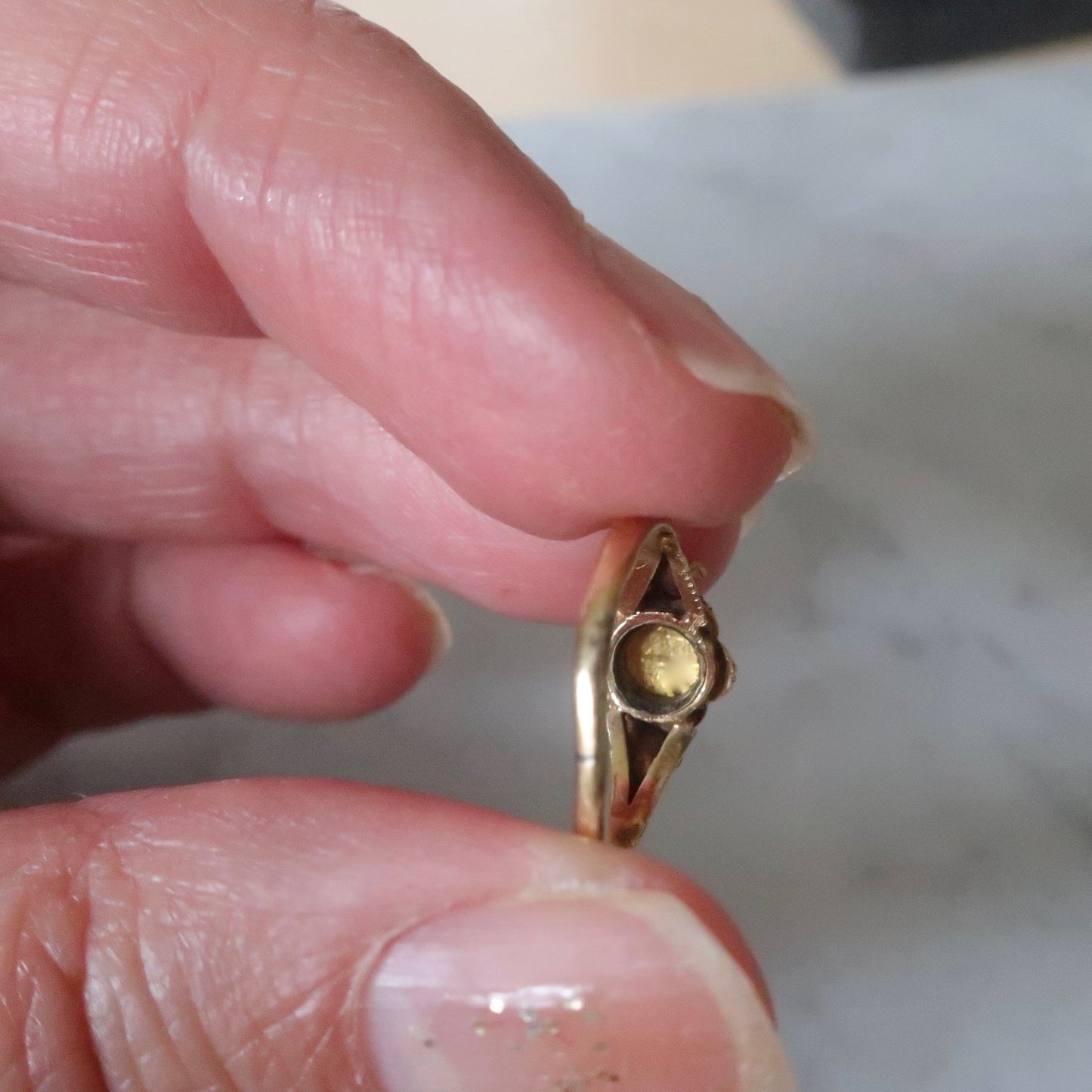 Antique Georgian Flower Ring