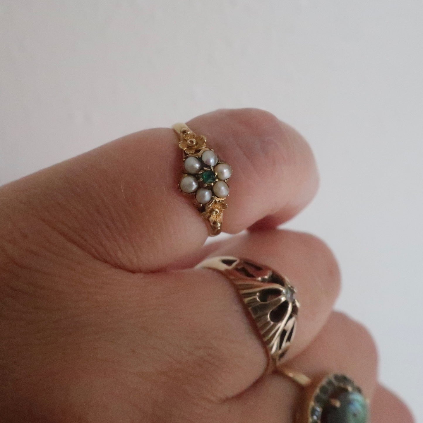 Antique Georgian Flower Ring