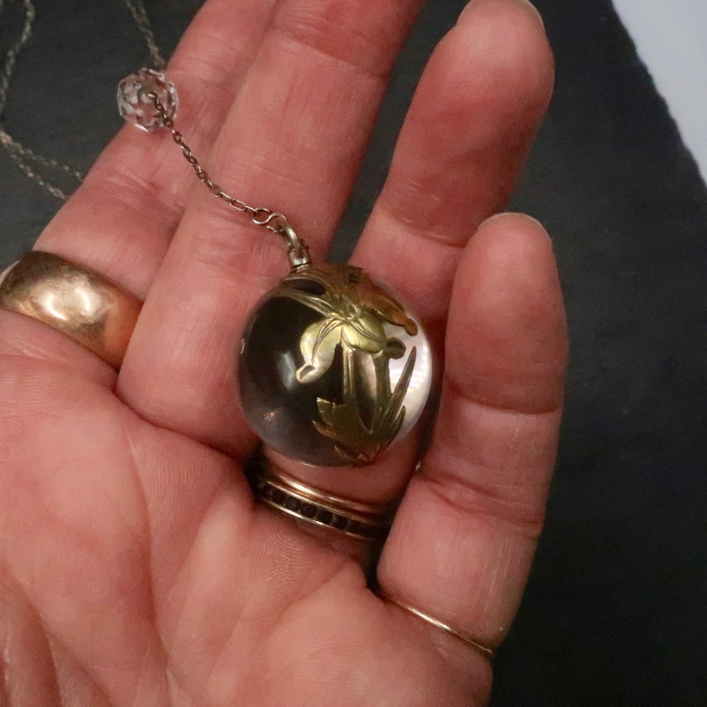 Vintage Pool of Light Necklace