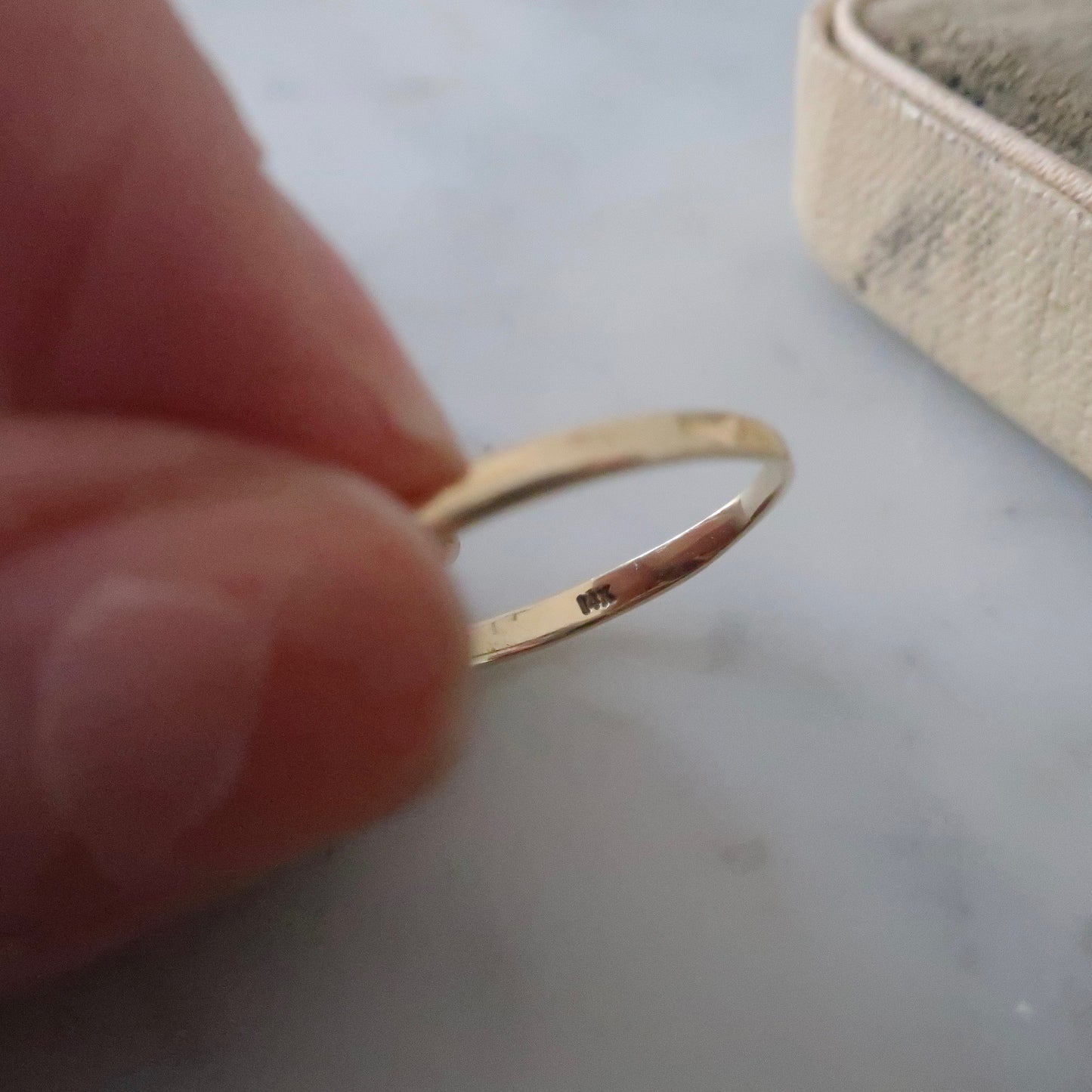 Vintage Garnet Diamond Ring