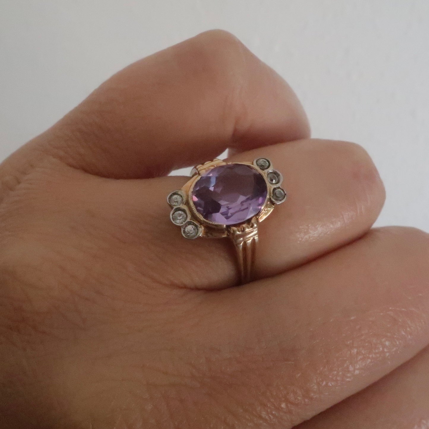 Art Deco Alexandrite Ring